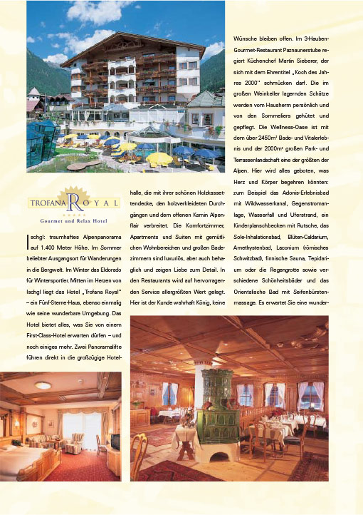 La Cuisine Magazin | Reisespecial | Hotel Trofana Royal, Ischgl/Österreich